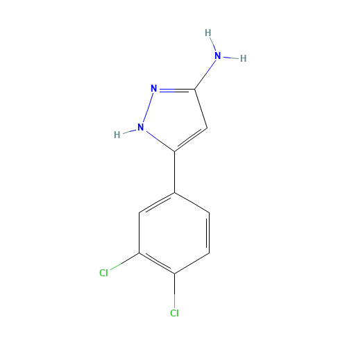 5-(3,4-dichlorophenyl)-1H-pyrazol-3-amine (CAS: 208519-10-2) - Related Chemical Product