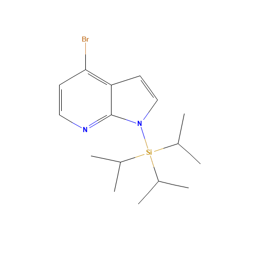 (4-bromopyrrolo[2,3-b]pyridin-1-yl)-tri(propan-2-yl)silane (CAS: 640735-24-6) - Related Chemical Product