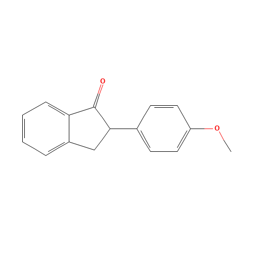 2-(4-methoxyphenyl)-2,3-dihydroinden-1-one (CAS: 1086-43-7) - Related Chemical Product