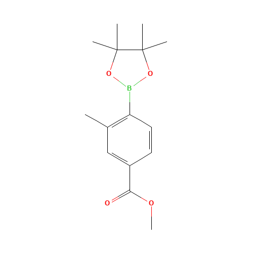 methyl 3-methyl-4-(4,4,5,5-tetramethyl-1,3,2-dioxaborolan-2-yl)benzoate (CAS: 473596-87-1) - Related Chemical Product