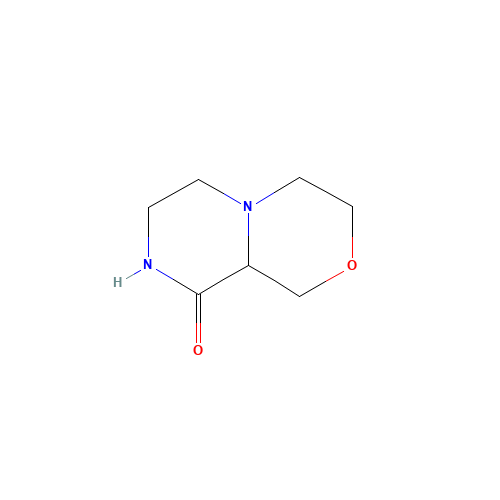 3,4,6,7,8,9a-hexahydro-1H-pyrazino[2,1-c][1,4]oxazin-9-one (CAS: 929047-10-9) - Related Chemical Product