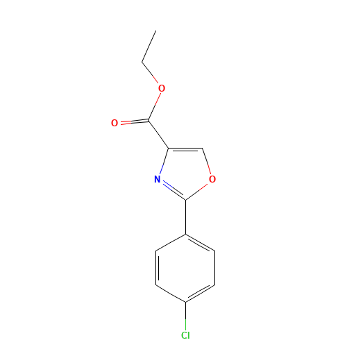 ethyl 2-(4-chlorophenyl)-1,3-oxazole-4-carboxylate (CAS: 78979-62-1) - Related Chemical Product