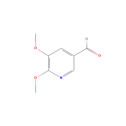5,6-dimethoxypyridine-3-carbaldehyde (CAS: 52605-99-9) - Chemical Structure and Molecular Formula 