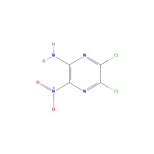 5,6-dichloro-3-nitropyrazin-2-amine (CAS: 87155-51-9) - Related Chemical Product