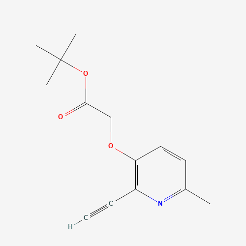 tert-butyl 2-(2-ethynyl-6-methylpyridin-3-yl)oxyacetate (CAS: 1240287-47-1) - Related Chemical Product
