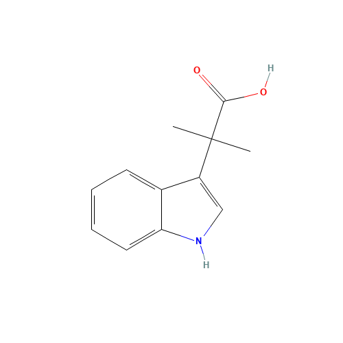 2-(1H-indol-3-yl)-2-methylpropanoic acid (CAS: 2770-92-5) - Related Chemical Product