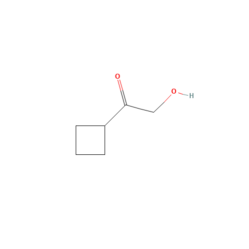 1-cyclobutyl-2-hydroxyethanone (CAS: 569679-33-0) - Chemical Structure and Molecular Formula 