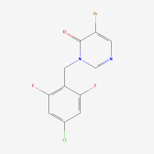 5-bromo-3-[(4-chloro-2,6-difluorophenyl)methyl]pyrimidin-4-one (CAS: 960298-45-7) - Related Chemical Product