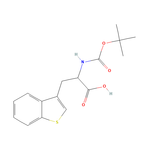 3-(1-benzothiophen-3-yl)-2-[(2-methylpropan-2-yl)oxycarbonylamino]propanoic acid (CAS: 74893-31-5) - Related Chemical Product