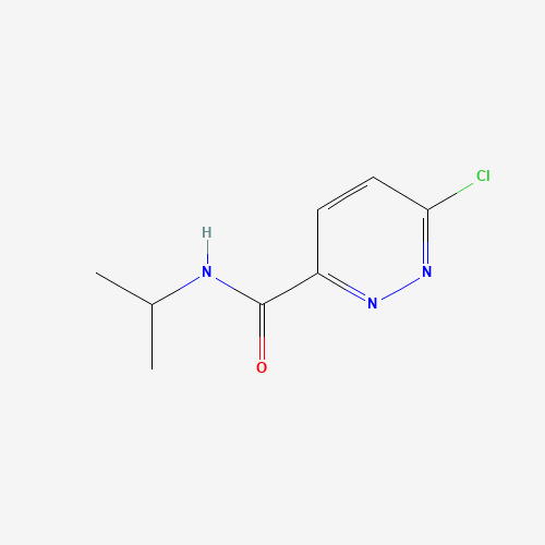 6-chloro-N-propan-2-ylpyridazine-3-carboxamide (CAS: 345582-90-3) - Chemical Structure and Molecular Formula 