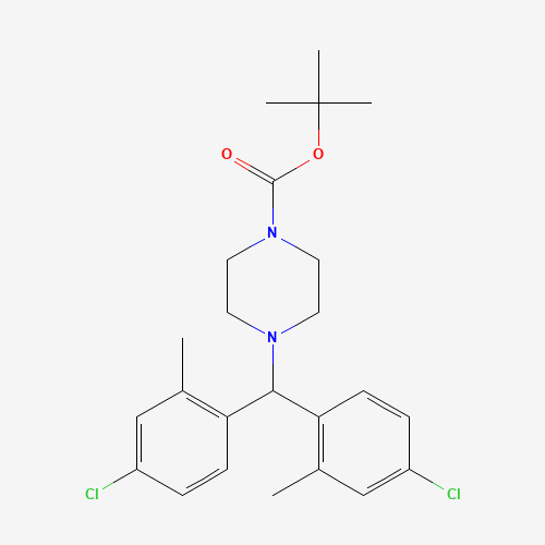 tert-butyl 4-[bis(4-chloro-2-methylphenyl)methyl]piperazine-1-carboxylate (CAS: 1446818-51-4) - Related Chemical Product