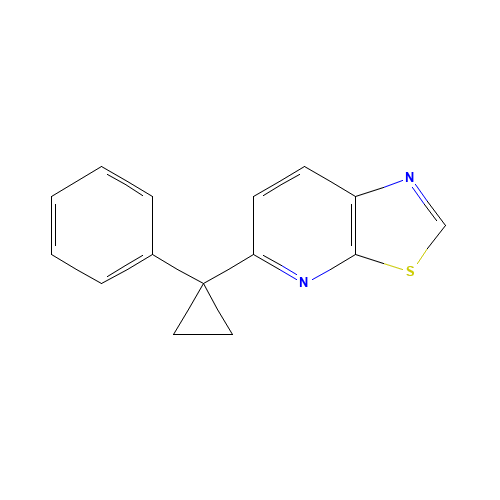 5-(1-phenylcyclopropyl)-[1,3]thiazolo[5,4-b]pyridine (CAS: 1202075-79-3) - Related Chemical Product