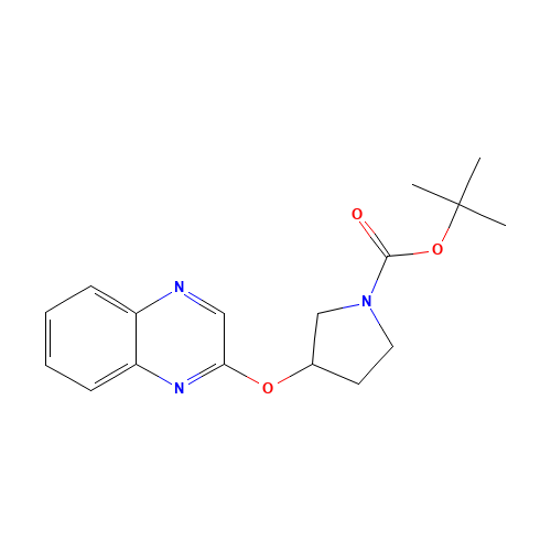tert-butyl 3-quinoxalin-2-yloxypyrrolidine-1-carboxylate (CAS: 897044-97-2) - Related Chemical Product