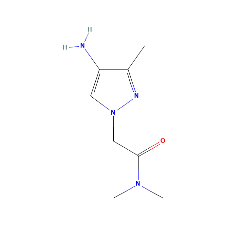 2-(4-amino-3-methylpyrazol-1-yl)-N,N-dimethylacetamide (CAS: 1257553-49-3) - Related Chemical Product