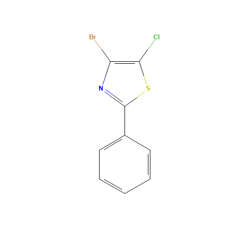 4-bromo-5-chloro-2-phenyl-1,3-thiazole (CAS: 141305-42-2) - Related Chemical Product