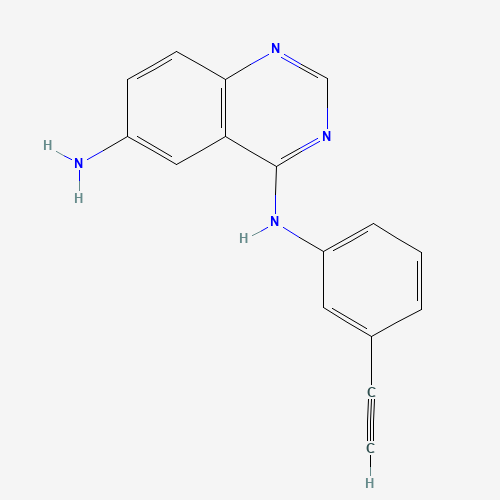 4-N-(3-ethynylphenyl)quinazoline-4,6-diamine (CAS: 183319-38-2) - Related Chemical Product