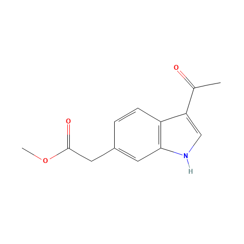 methyl 2-(3-acetyl-1H-indol-6-yl)acetate (CAS: 1386456-93-4) - Related Chemical Product