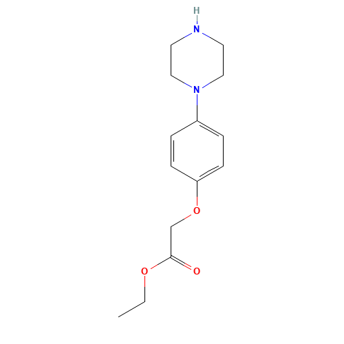 ethyl 2-(4-piperazin-1-ylphenoxy)acetate (CAS: 1402054-37-8) - Related Chemical Product