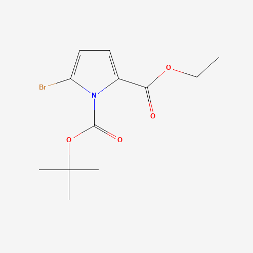 1-O-tert-butyl 2-O-ethyl 5-bromopyrrole-1,2-dicarboxylate (CAS: 117657-42-8) - Related Chemical Product