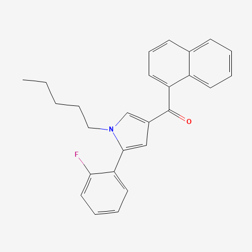 [5-(2-fluorophenyl)-1-pentylpyrrol-3-yl]-naphthalen-1-ylmethanone (CAS: 914458-26-7) - Related Chemical Product