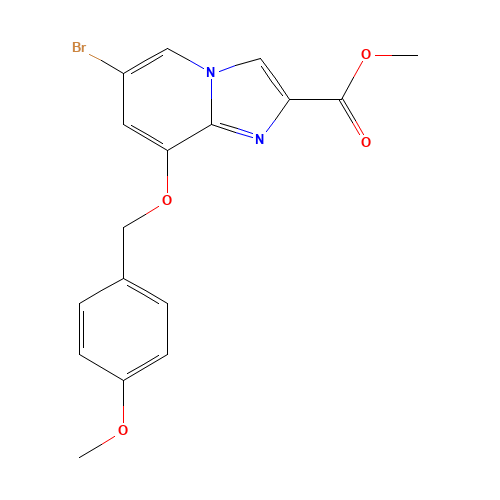 methyl 6-bromo-8-[(4-methoxyphenyl)methoxy]imidazo[1,2-a]pyridine-2-carboxylate (CAS: 1284249-73-5) - Related Chemical Product