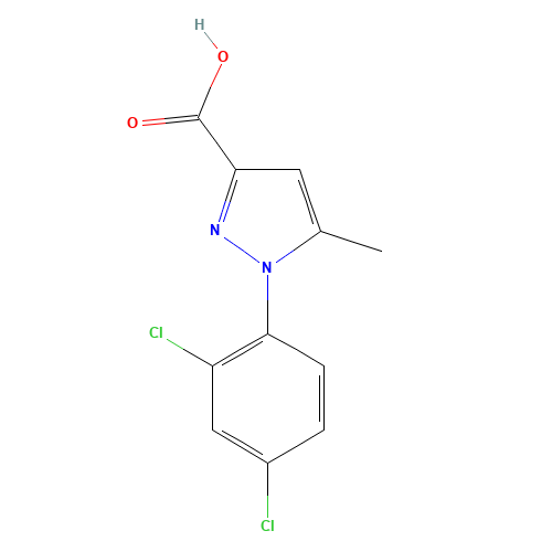 1-(2,4-dichlorophenyl)-5-methylpyrazole-3-carboxylic acid (CAS: 126067-88-7) - Related Chemical Product