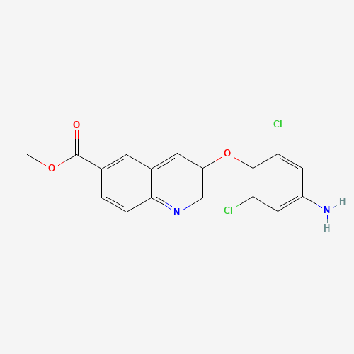 methyl 3-(4-amino-2,6-dichlorophenoxy)quinoline-6-carboxylate (CAS: 315228-50-3) - Related Chemical Product