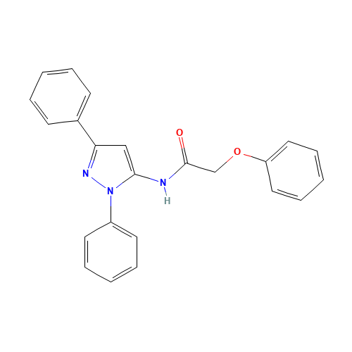 N-(2,5-diphenylpyrazol-3-yl)-2-phenoxyacetamide (CAS: 849337-31-1) - Related Chemical Product