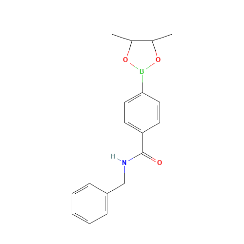 N-benzyl-4-(4,4,5,5-tetramethyl-1,3,2-dioxaborolan-2-yl)benzamide (CAS: 1073353-57-7) - Related Chemical Product