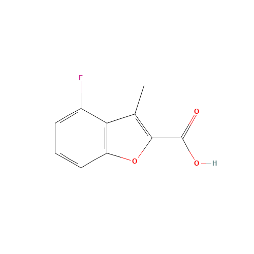 4-fluoro-3-methyl-1-benzofuran-2-carboxylic acid (CAS: 344287-24-7) - Related Chemical Product