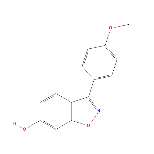 3-(4-methoxyphenyl)-2H-1,2-benzoxazol-6-one (CAS: 885273-25-6) - Chemical Structure and Molecular Formula 