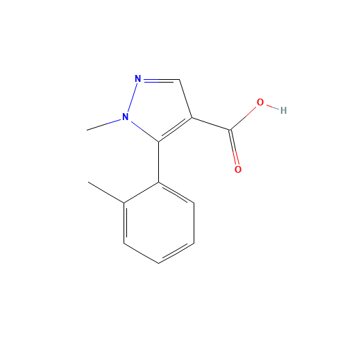 1-methyl-5-(2-methylphenyl)pyrazole-4-carboxylic acid (CAS: 936127-45-6) - Related Chemical Product
