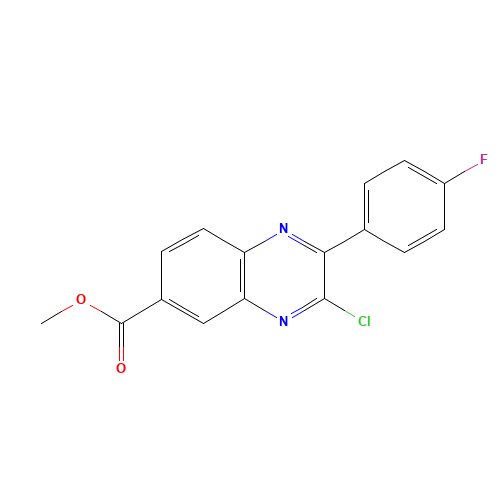 methyl 3-chloro-2-(4-fluorophenyl)quinoxaline-6-carboxylate (CAS: 1268867-03-3) - Related Chemical Product