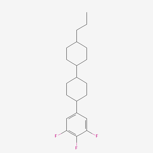 1,2,3-trifluoro-5-[4-(4-propylcyclohexyl)cyclohexyl]benzene (CAS: 131819-23-3) - Related Chemical Product