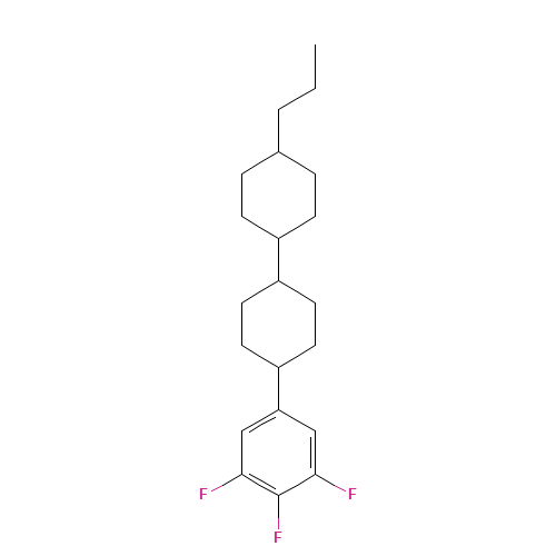 1,2,3-trifluoro-5-[4-(4-propylcyclohexyl)cyclohexyl]benzene (CAS: 131819-23-3) - Related Chemical Product