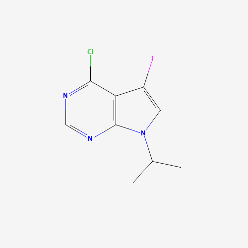 4-chloro-5-iodo-7-propan-2-ylpyrrolo[2,3-d]pyrimidine (CAS: 213744-81-1) - Related Chemical Product