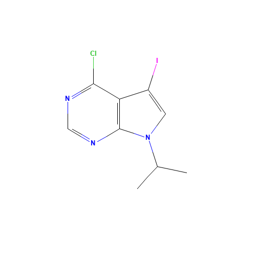 4-chloro-5-iodo-7-propan-2-ylpyrrolo[2,3-d]pyrimidine (CAS: 213744-81-1) - Related Chemical Product