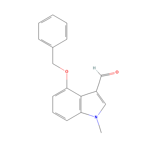 1-methyl-4-phenylmethoxyindole-3-carbaldehyde (CAS: 93315-78-7) - Related Chemical Product