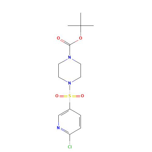 tert-butyl 4-(6-chloropyridin-3-yl)sulfonylpiperazine-1-carboxylate (CAS: 848471-99-8) - Related Chemical Product