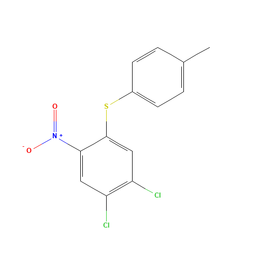 1,2-dichloro-4-(4-methylphenyl)sulfanyl-5-nitrobenzene (CAS: 218156-19-5) - Related Chemical Product