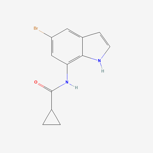 N-(5-bromo-1H-indol-7-yl)cyclopropanecarboxamide (CAS: 1610801-24-5) - Related Chemical Product