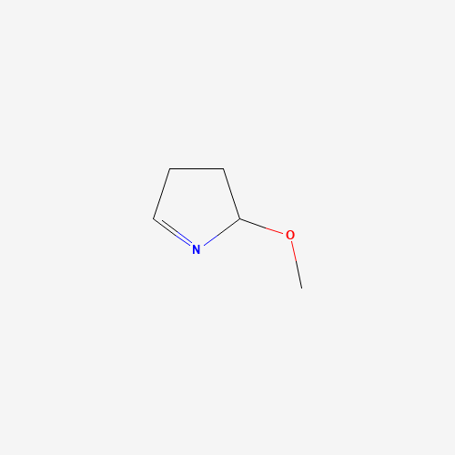 5-methoxy-3,4-dihydro-2H-pyrrole (CAS: 470477-87-3) - Chemical Structure and Molecular Formula 