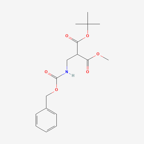 3-O-tert-butyl 1-O-methyl 2-(phenylmethoxycarbonylaminomethyl)propanedioate (CAS: 355377-04-7) - Related Chemical Product