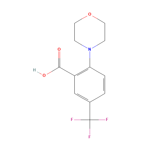 2-morpholin-4-yl-5-(trifluoromethyl)benzoic acid (CAS: 865471-20-1) - Related Chemical Product