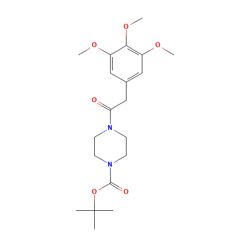 tert-butyl 4-[2-(3,4,5-trimethoxyphenyl)acetyl]piperazine-1-carboxylate (CAS: 194943-67-4) - Related Chemical Product