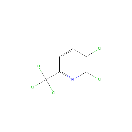 2,3-dichloro-6-(trichloromethyl)pyridine (CAS: 51492-01-4) - Chemical Structure and Molecular Formula 