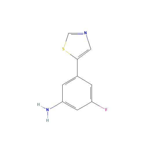 3-fluoro-5-(1,3-thiazol-5-yl)aniline (CAS: 1312535-73-1) - Related Chemical Product