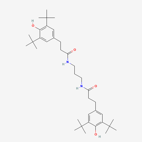 3-(3,5-ditert-butyl-4-hydroxyphenyl)-N-[3-[3-(3,5-ditert-butyl-4-hydroxyphenyl)propanoylamino]propyl]propanamide (CAS: 69851-61-2) - Related Chemical Product