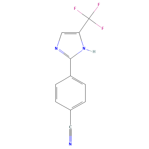 4-[5-(trifluoromethyl)-1H-imidazol-2-yl]benzonitrile (CAS: 33469-11-3) - Related Chemical Product