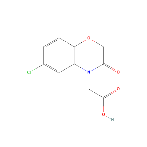 2-(6-chloro-3-oxo-1,4-benzoxazin-4-yl)acetic acid (CAS: 26494-58-6) - Related Chemical Product